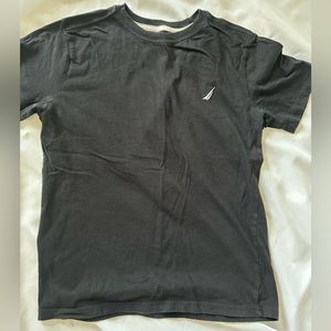 NAUTICA boys black t-shirt size L